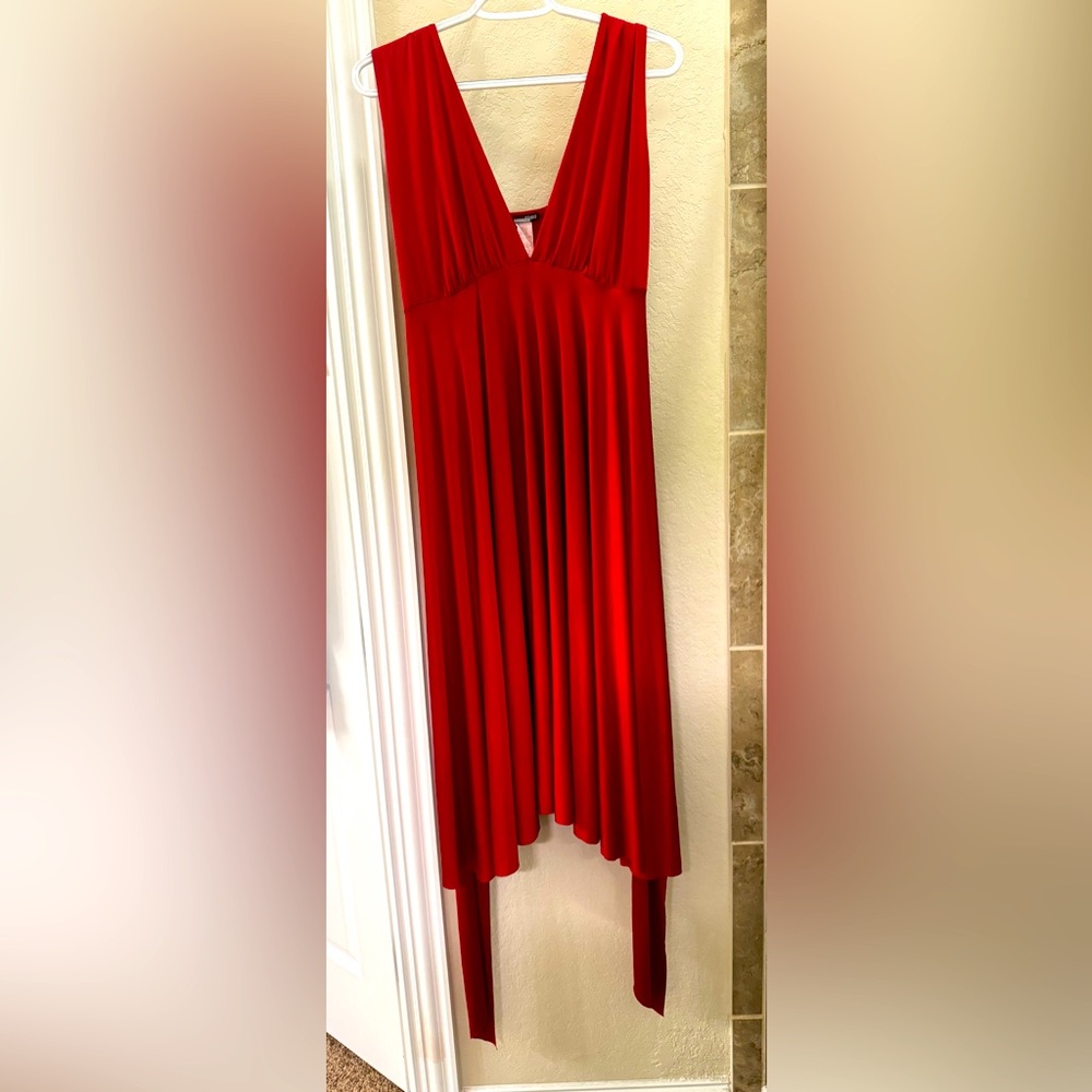 Vintage Georgiou Armani Red Wrap Dress